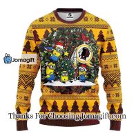 Washington Commanders Minion Christmas Ugly Sweater
