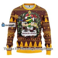 Washington Redskins Snoopy Dog Christmas Ugly Sweater 3