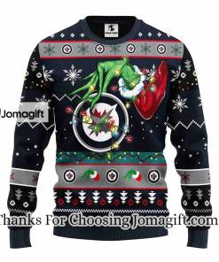 Colorado Avalanche Funny Grinch Christmas Ugly Sweater V2 - Jomagift
