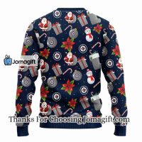 Winnipeg Jets Santa Claus Snowman Christmas Ugly Sweater